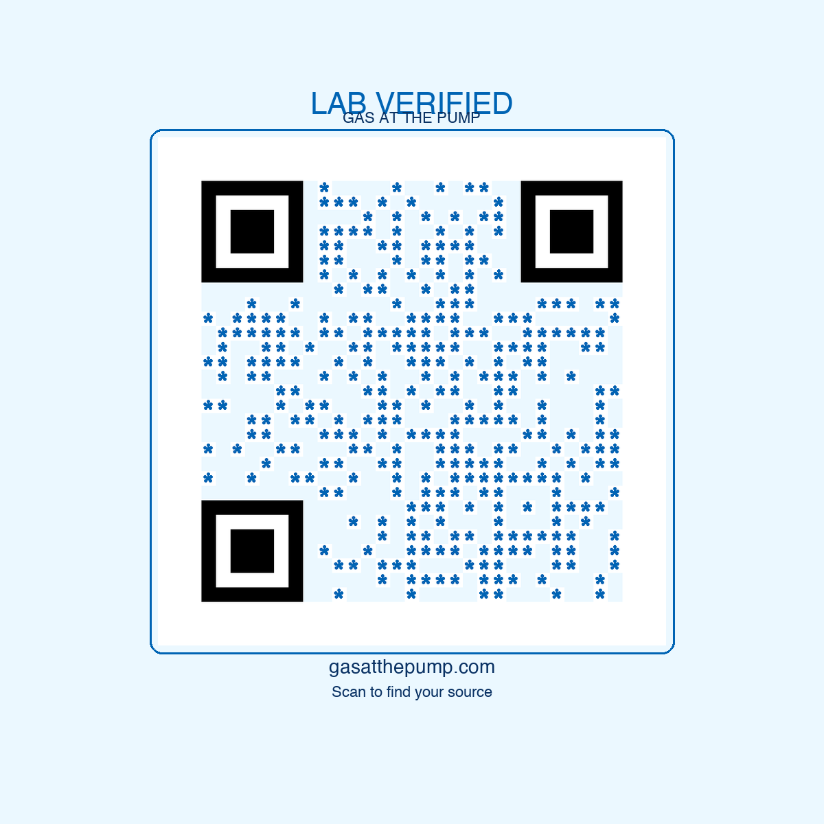 Lab Verified QR sticker